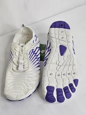 NWT Healthy Freedom Barefoot‎ Aqua Wide Toe 8/39 Purple